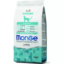   Monge Cat Speciality Line Sterilised Tőkehal Monoprotein 1,5 kg 