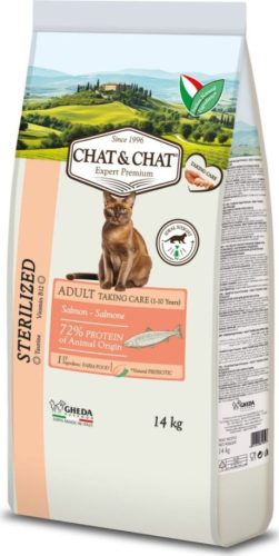 Gheda Chat&Chat Sterilized - Salmon 14 kg