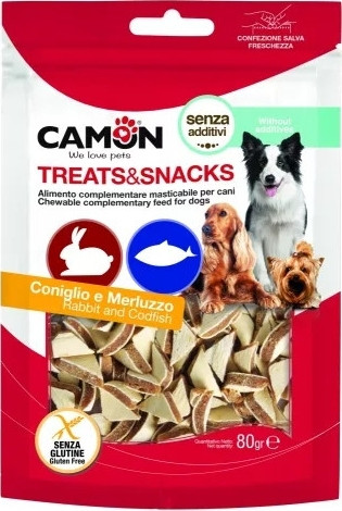 Camon snack nyulas tőkehalas háromszögek 80 g