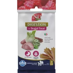   N&D Quinoa Dog Jutalomfalat Digestion Lamb Adult Med & Max 100 g