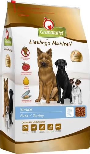 GranataPet Liebling's Mahlzeit pulyka senior kutyatáp 10 kg