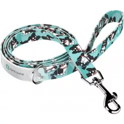 April&June Border Collie kék póráz