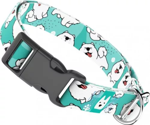 April&June Szamojéd kék nyakörv