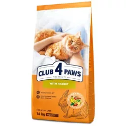 CLUB 4 PAWS Premium Nyúlhúsos Száraz Macskaeledel 14 kg