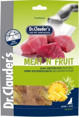 Dr.Clauder's Dog Jutalomfalat Meat n Fruit Snack Pineapple & Chicken 80 g