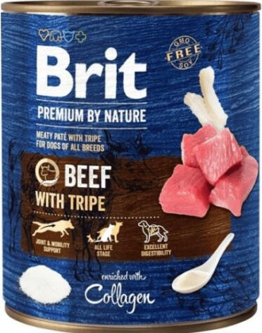 Brit Premium by Nature Paté Beef with Tripe 800 g