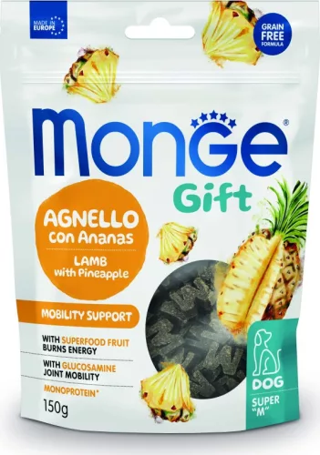 Monge GIFT Dog Mozgástámogató - Bárány és ananász 150 g