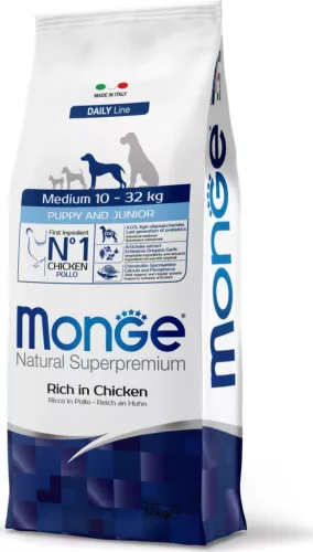 Monge Dog Daily Line Medium Puppy & Junior 12 kg