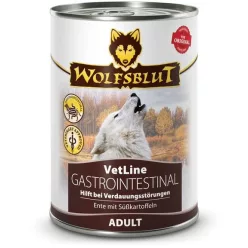   Wolfsblut VetLine Gastrointestinal Kacsa Édesburgonyával Konzerv nedves kutyatáp 395 g