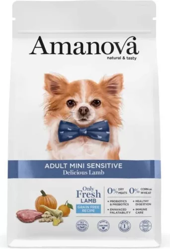 AmaNova Dog Mini Adult Sensitive Lamb & Pumpkin 800 g