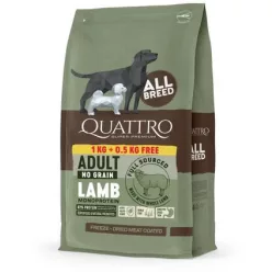   QUATTRO No-Grain ALL BREED ADULT LAMB MONOPROTEIN kutyatáp 1,5 kg
