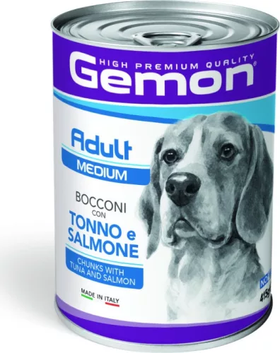 Gemon Dog konzerv Adult Medium Tonhal & Lazac 415 g 