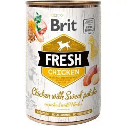 Brit Fresh Chicken with Sweet Potato 400 g KARTON - 6 db