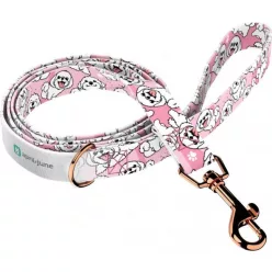 April&June Bolognese rózsaszín póráz