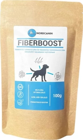 Nordcanin Fiberboost - Prebiotikus rostkiegészítő kutyáknak 300 g