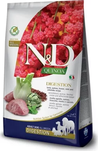 N&D Quinoa Dog Digestion bárány medium/maxi 7 kg
