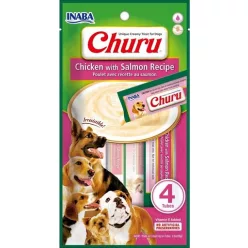 Inaba Dog Churu Püré - csirke, lazac 4 x14 g