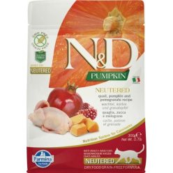 N&D Cat Grain Free Pumpkin fürj ivatalanított 300 g