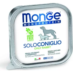 Monge Dog MONOPROTEIN Paté 100% nyúl 150 g  KARTON - 4 db