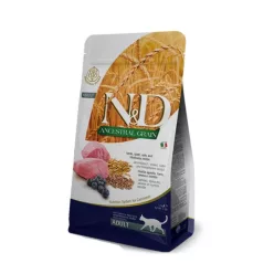   N&D Cat Ancestral Grain bárány, tönköly, zab & áfonya adult 300 g