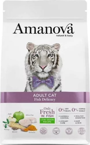 AmaNova Cat LG Adult White Fish Delicacy 1,5 kg