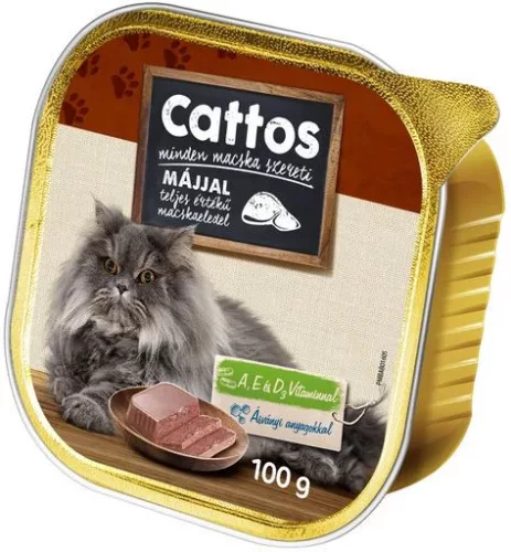 Cattos Alucup macskaeledel májas 100 g