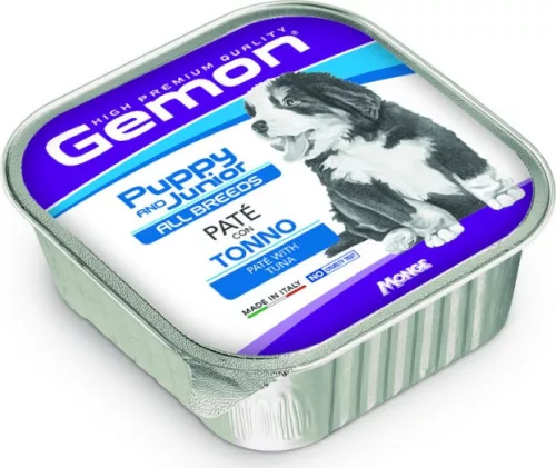 Gemon Dog Paté Puppy & Junior Tonhal 150 g  KARTON - 4 db