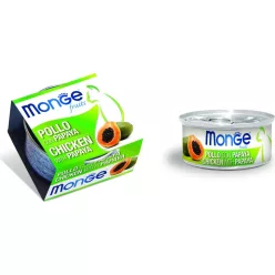 Monge Cat Fruit Csirke & papaya 80 g  KARTON - 4 db