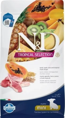 N&D Tropical Selection Dog Lamb Puppy Mini 1,5 kg
