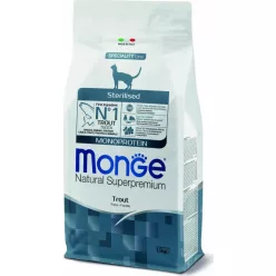   Monge Cat Speciality Line Sterilised Pisztráng Monoprotein 1,5 kg