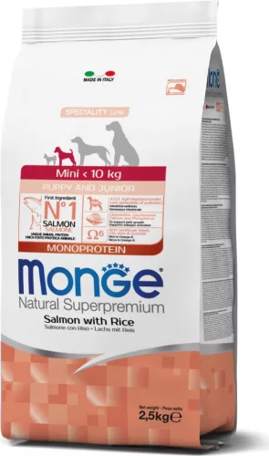 Monge Dog Speciality Line Mini Lazac & rizs - Puppy 2,5 kg 