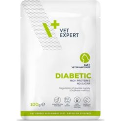 VetExpert Veterinary Diet Diabetic tasak macskáknak 100 g