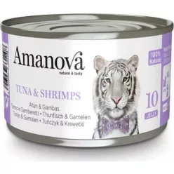 AmaNova Cat P10 Canned Tuna & Shrimps Jelly 70 g