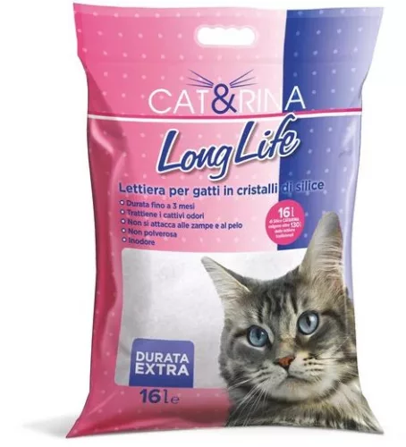 CAT RINA LongLife szilikagél macskaalom 6,4 kg 16 l