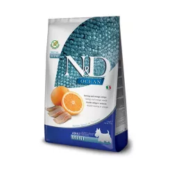 N&D Dog Ocean hering & narancs adult mini 800 g