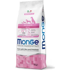  Monge Dog Speciality Line All Breeds Sertés, rizs & burgonya - Adult 12 kg 