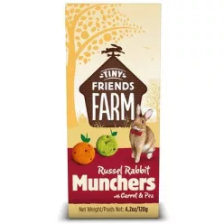   Tiny Friends Farm Russel Rabbit Munchers Sárgarépa és Borsó 120 g