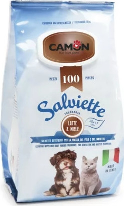 Camon Latte&Miele törlőkendő 30 x 17 cm 100 db