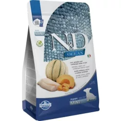   N&D Ocean Dog tőkehal, sütőtök & sárgadinnye Puppy mini 2,5 kg
