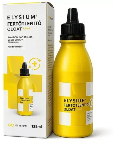 Elysium povidon-jód 10%-os fertőtlenítő oldat 125 ml