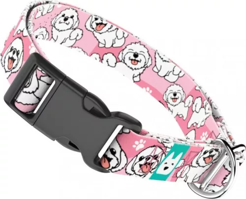 April&June Bolognese rózsaszín nyakörv