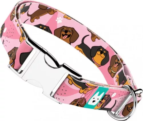 April&June Tacskó rózsaszín nyakörv