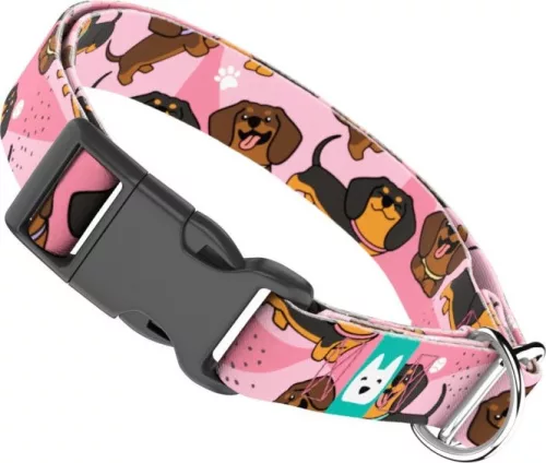 April&June Tacskó rózsaszín nyakörv