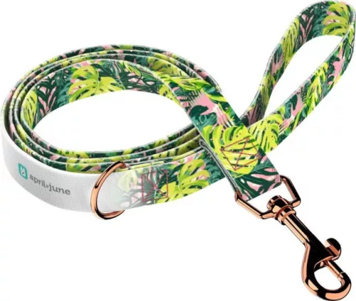 April&June Monstera Levelek rózsaszín póráz