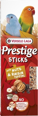 Versele Laga Prestige Sticks Small Parrots with Nuts & Raisin topping - 2 db 60 g