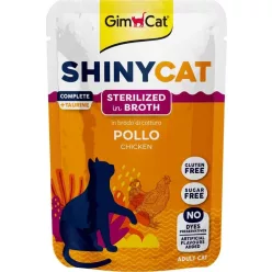   GimCat Shinycat Pollo ivartalanított macskáknak csirke 70 g