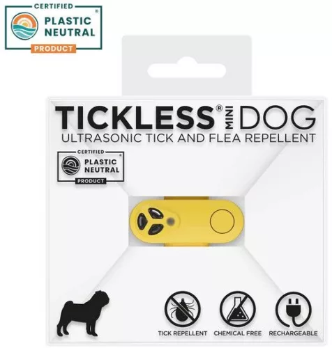 TICKLESS MINI DOG Sárga ultrahangos kullancsriasztó 