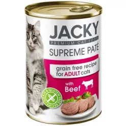 Jacky macska konzerv pástétom marha 400 g