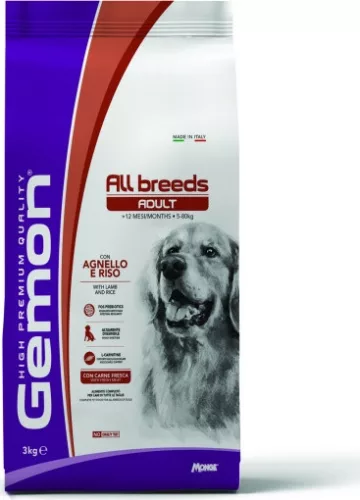 Gemon Dog Adult Bárány-rizs 3 kg 
