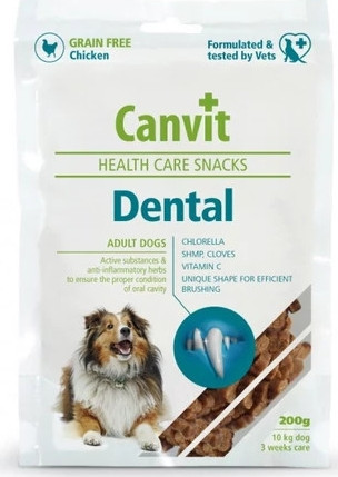 Canvit Jutalomfalat Kutyáknak Dental 200 g